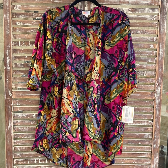 New with tags Lularoe small Lindsay cover up duster cardigan silk light weight